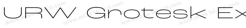 URW Grotesk Extra Wide字体转换